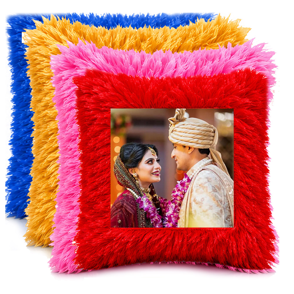Square Sublimation Fur Cushion